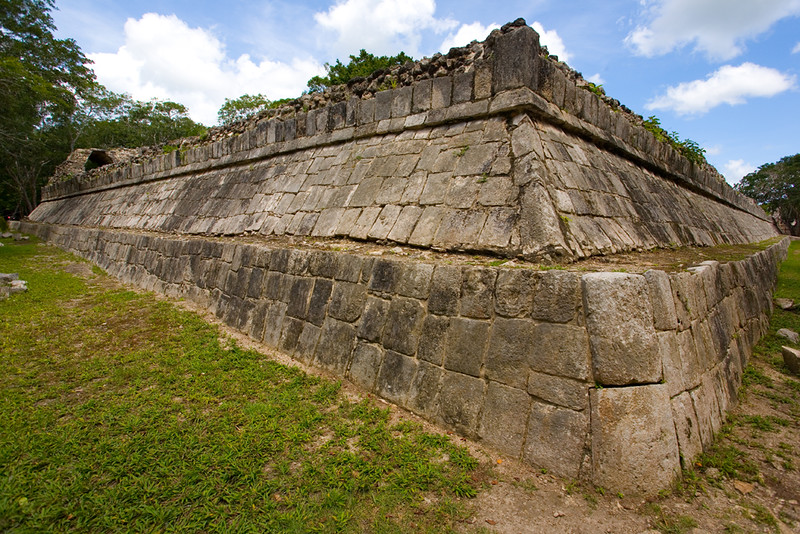 Muro noroeste de El Mercado, Chichen Itza