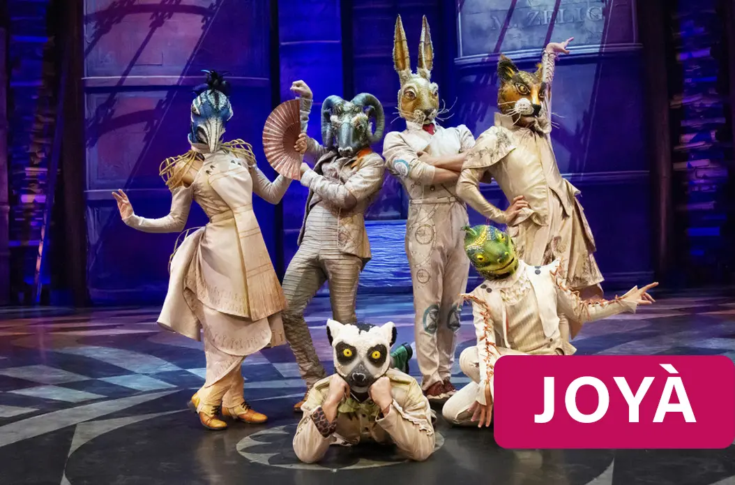Characters of the JOYÀ Cirque du Soleil show at the Riviera Maya