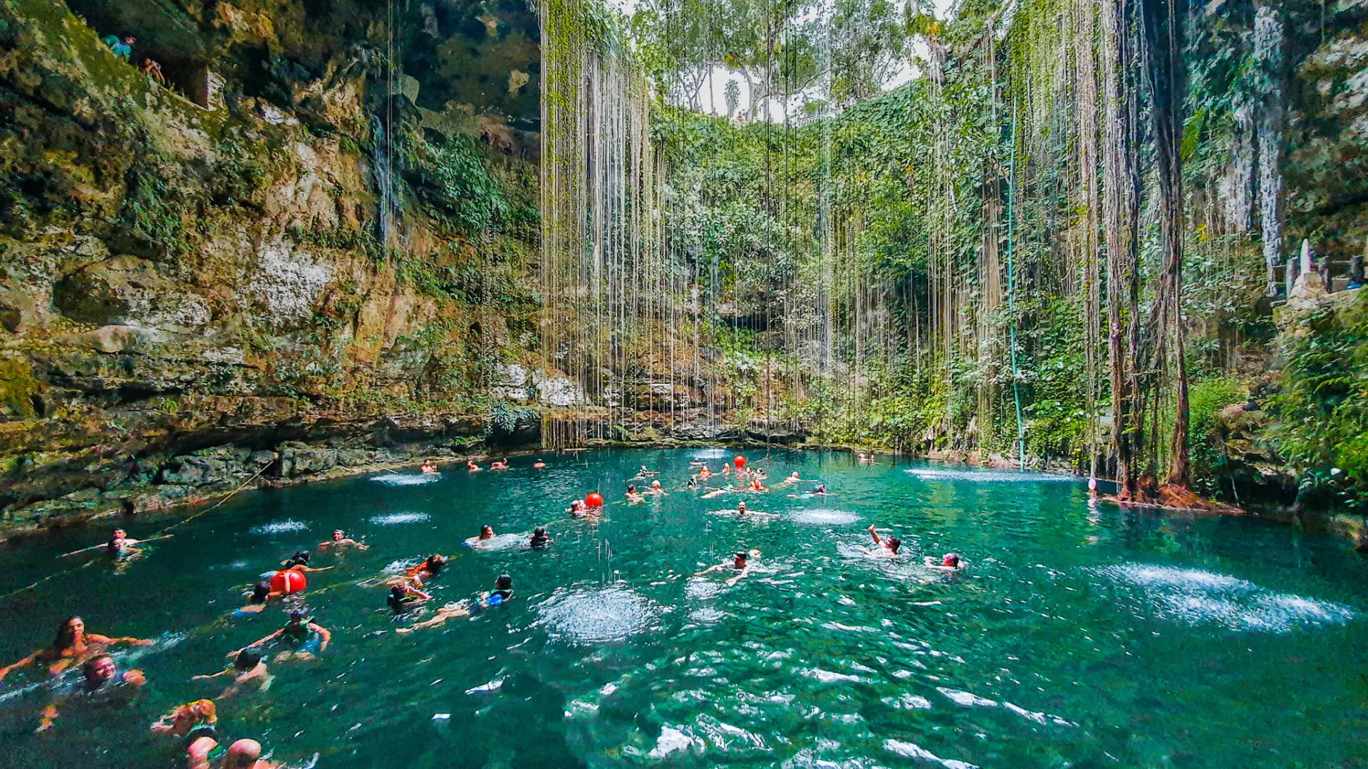 Ik Kil Cenote near Chichen Itza, cenote in Valladolid