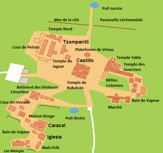 Chichen Itza Maps