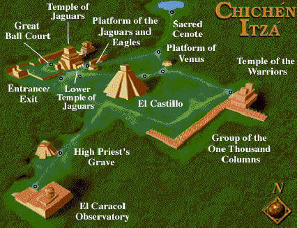 Chichen Itza Maps