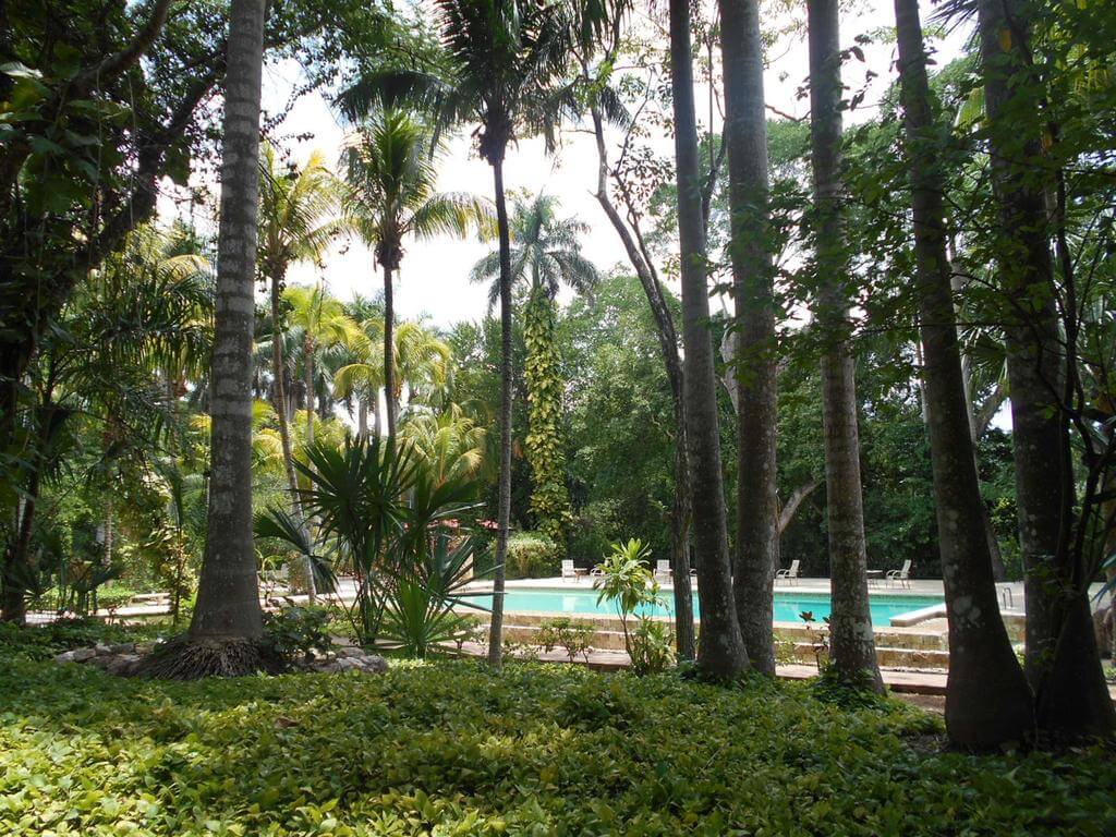 jardín en Hacienda Chichen Resort
